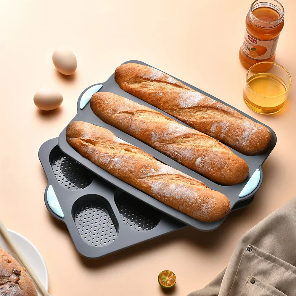 Baguette-Backform aus Silikon – Perfekte Baguettes einfach selbst backen