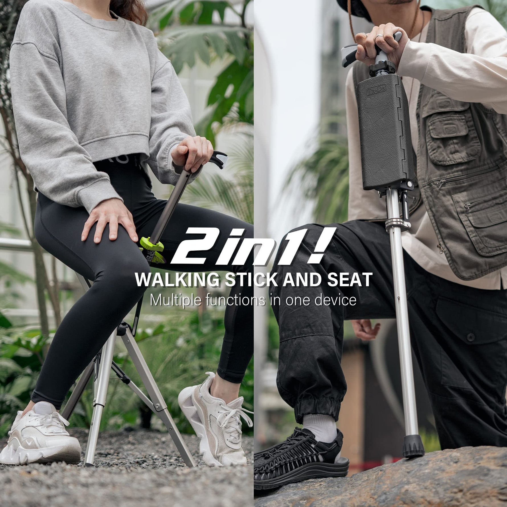 MobilStuhl | Foldable Crutch Seat – Comfortable and Practical