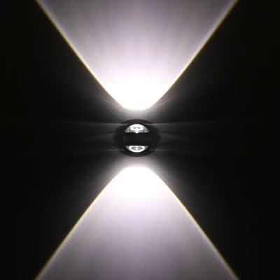 NaturaLuxe LED-Wandlampe | Elegantes Design aus Nussbaum | 6W | Wandmontage