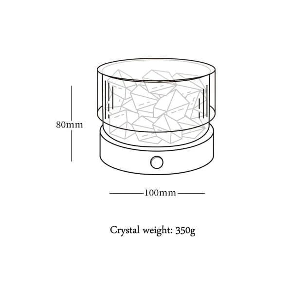 Kristallstein Aroma Diffusor für ätherische Öle