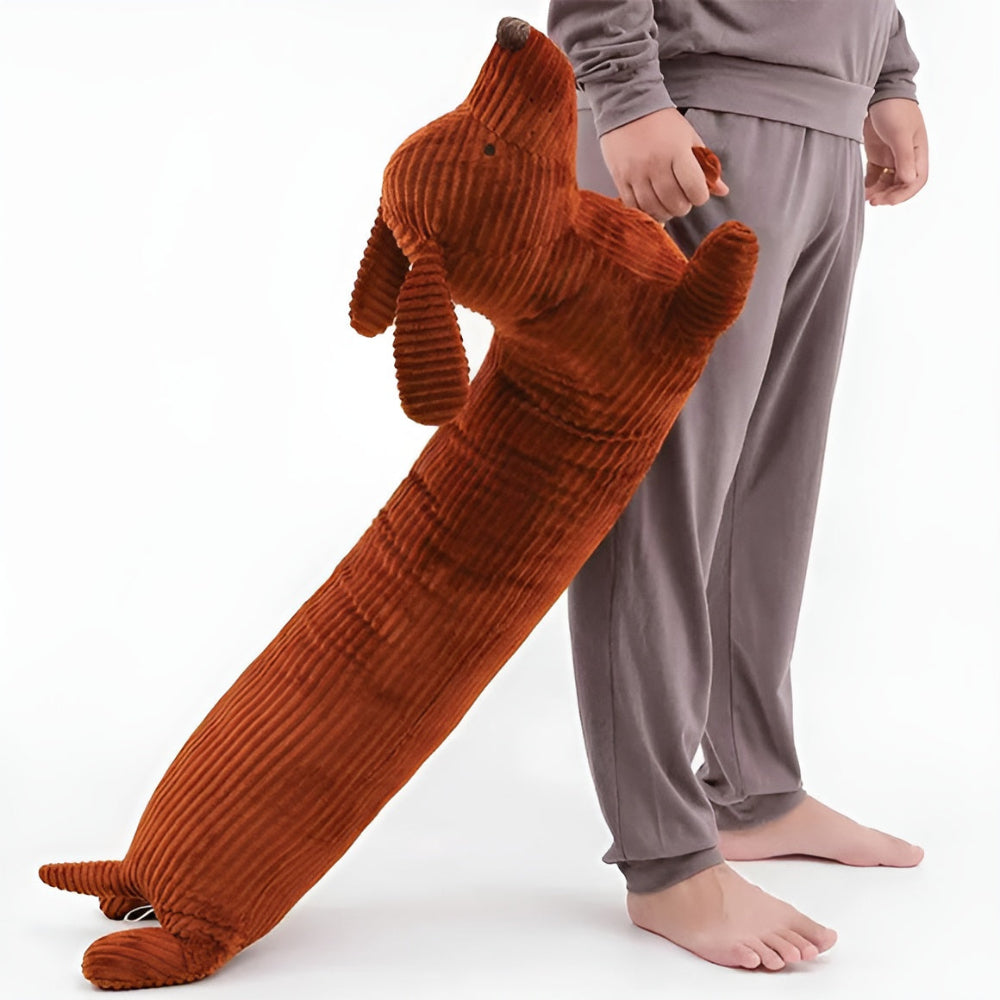 Dackel Kissen in Form eines Dackels – Weiches Kuschelkissen