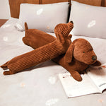 Dackel Kissen in Form eines Dackels – Weiches Kuschelkissen