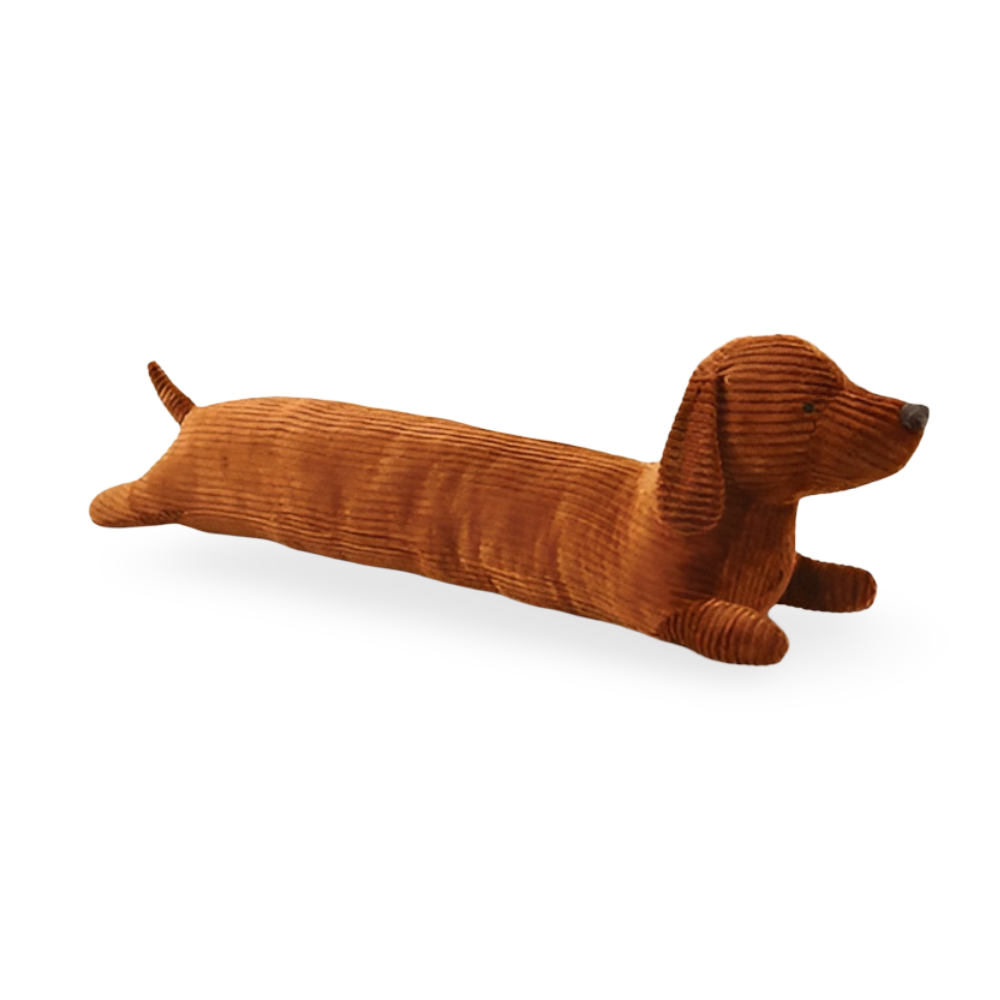 Dackel Kissen in Form eines Dackels – Weiches Kuschelkissen