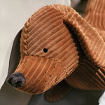 Dackel Kissen in Form eines Dackels – Weiches Kuschelkissen