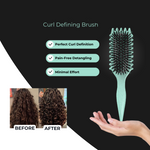 Glanzvolle Lockenbürste – Für Perfekte, Frizzfreie Locken