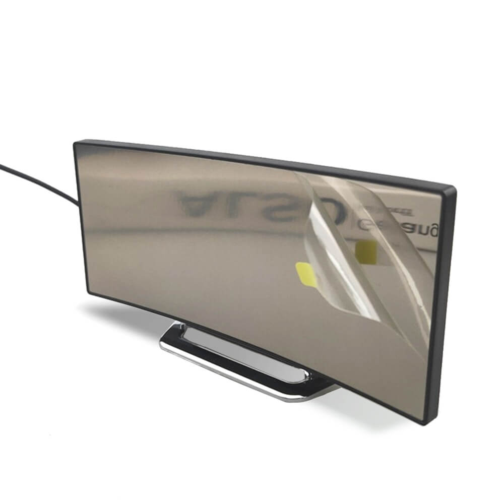 Modern LED Digital Clock with Curved Display and Dimmer Function