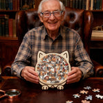 Katzenspaß Puzzle – 135 Teile, Katzenform