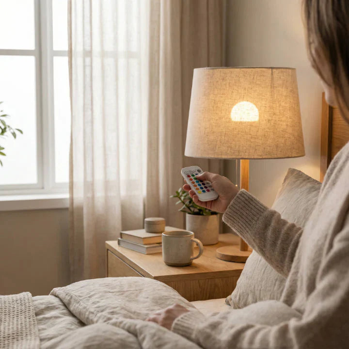 Akku RGB LED Lampe E27 mit Fernbedienung – Kabellos und Flexibel