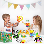 DIY 3D Paper Cup Sticker Set for Creative Minds