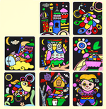 Colorful Foil Painting Set for creative crafting hours