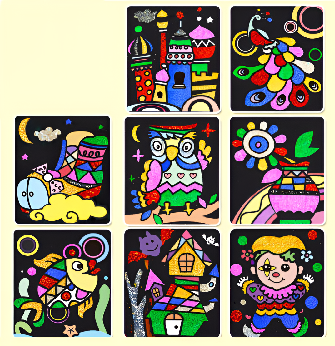 Colorful Foil Painting Set for creative crafting hours