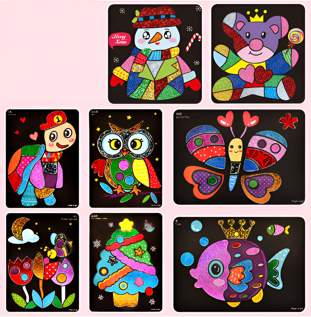 Colorful Foil Painting Set for creative crafting hours