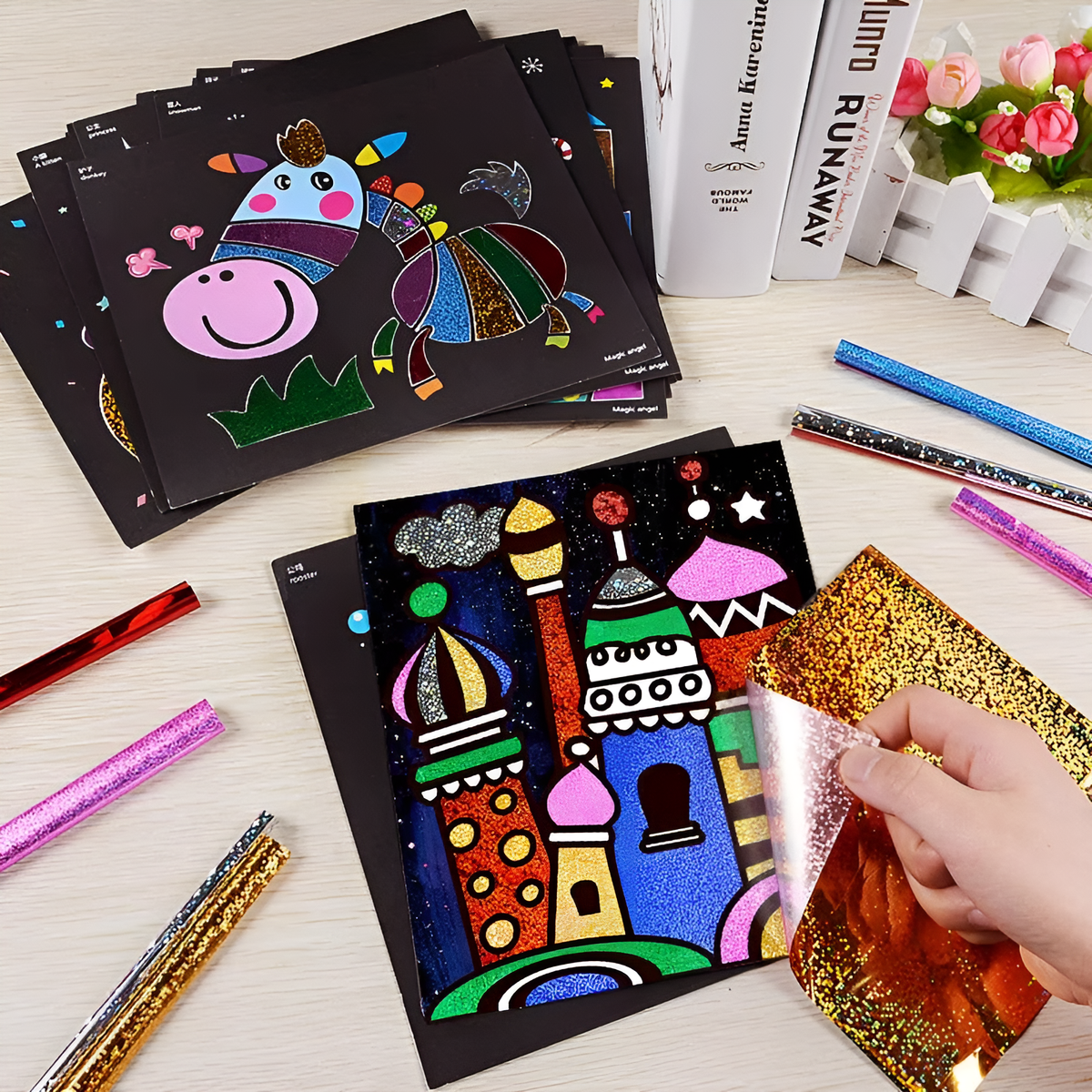 Colorful Foil Painting Set for creative crafting hours