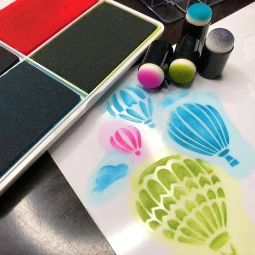 Finger Paint Set for Creative Painting Sessions (10 Pieces)