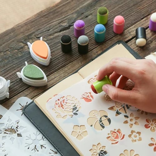 Finger Paint Set for Creative Painting Sessions (10 Pieces)