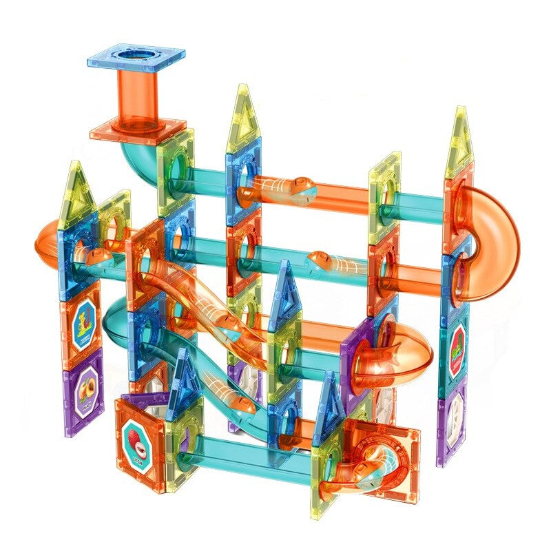DIY Magnetic Marble Run - Technical Fun - Magnetic Marbles