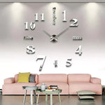 Modern DIY Wall Clock Without Drilling for Your Home