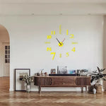 Modern DIY Wall Clock Without Drilling for Your Home