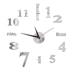 Modern DIY Wall Clock Without Drilling for Your Home