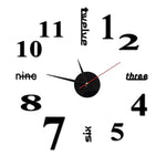Modern DIY Wall Clock Without Drilling for Your Home