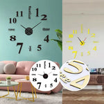 Modern DIY Wall Clock Without Drilling for Your Home