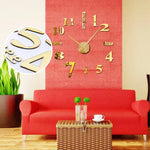 Modern DIY Wall Clock Without Drilling for Your Home