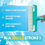 GlanzPro Window Cleaning Set | Sustainable Silicone Squeegee for Perfect Visibility