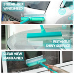 GlanzPro Window Cleaning Set | Sustainable Silicone Squeegee for Perfect Visibility