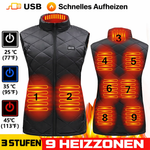 Damen Heizweste | USB-Heizweste mit Infrarottechnologie | Temperaturregulierend & Leicht