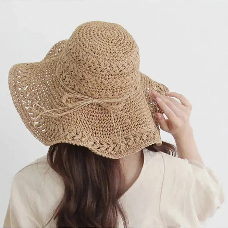 Stylischer Damen Strohhut – Leichter Sommerhut für Strand & Freizeit