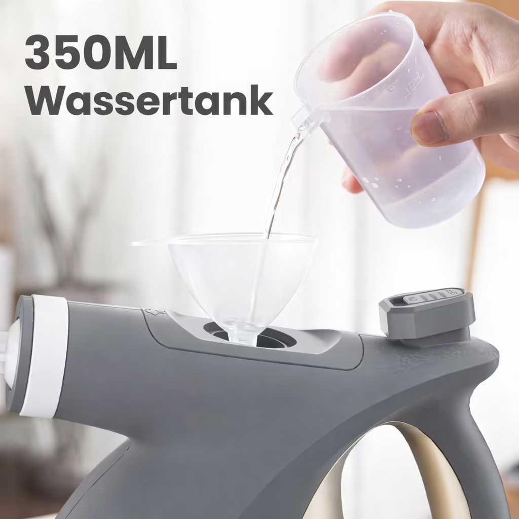 Kraftvoller Dampfreiniger ohne Chemikalien | Schnelles Aufheizen
