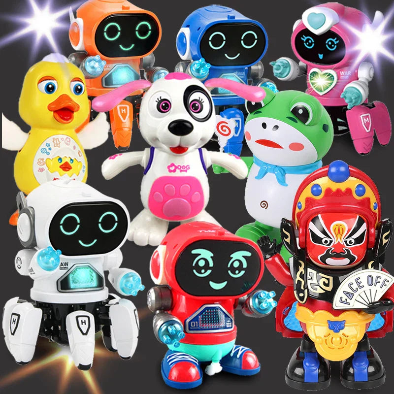 Tanzender Spin-Roboter - Leuchtet und Tanzt - Spielzeugroboter