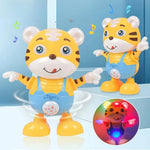 Tanzender Tiger mit Musik und Lichtern – Musikalisches Lernspielzeug