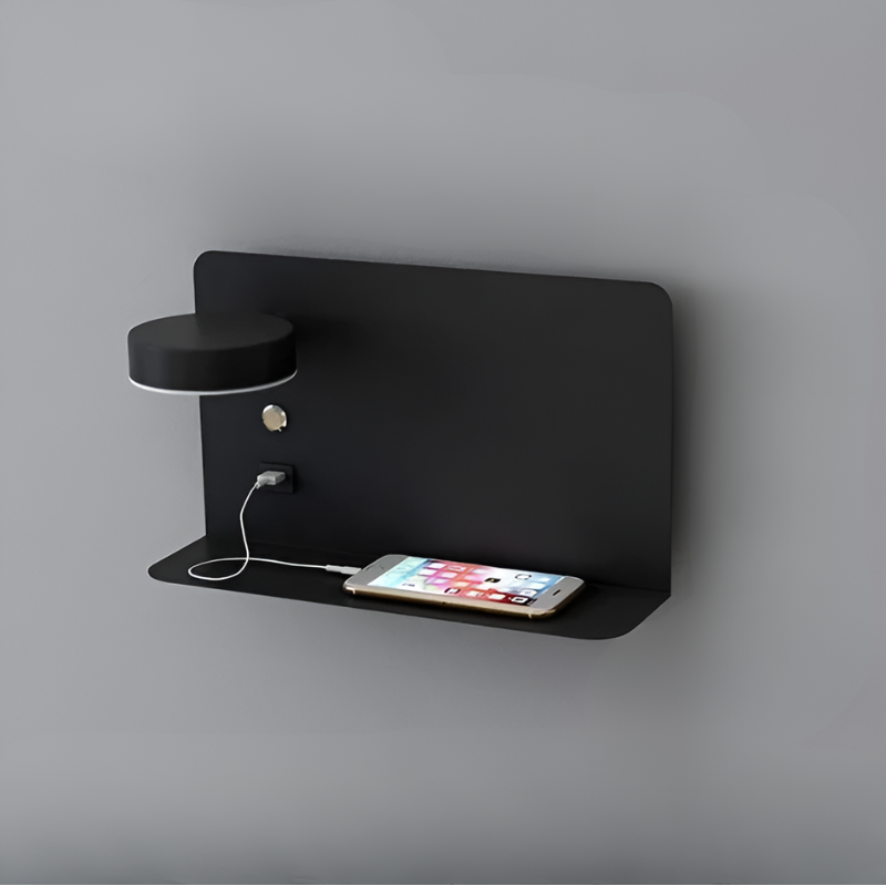 Elegant USB night light with integrated storage compartment
