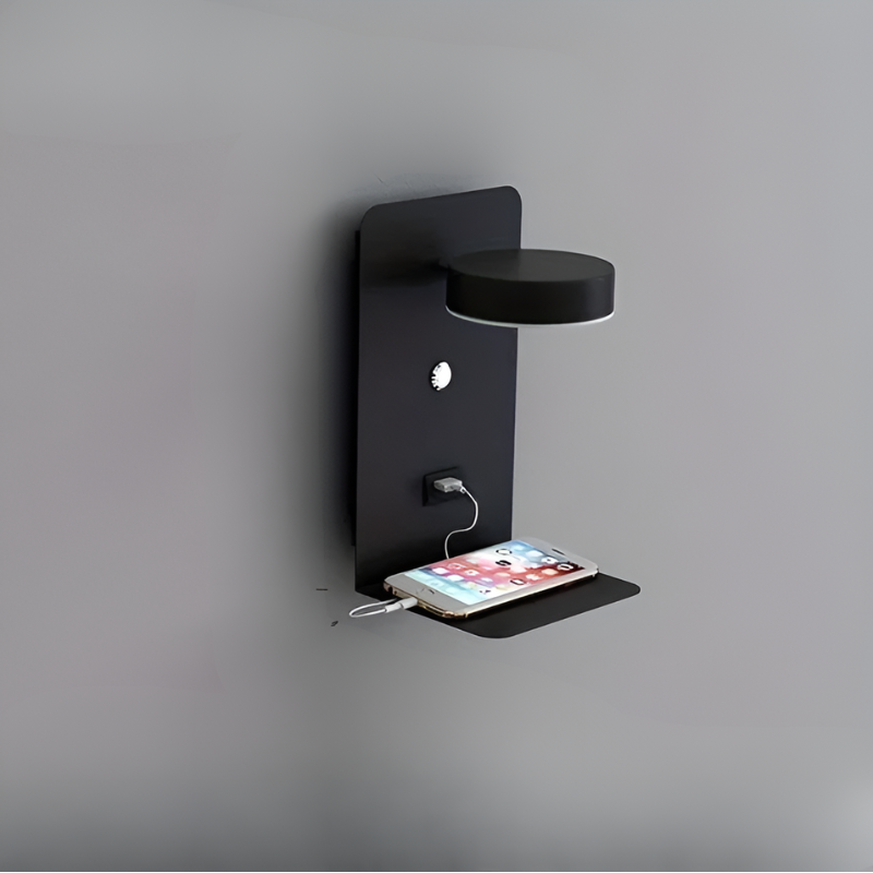 Elegant USB night light with integrated storage compartment