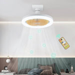 Eleganter Deckenventilator mit dimmbarer LED-Beleuchtung