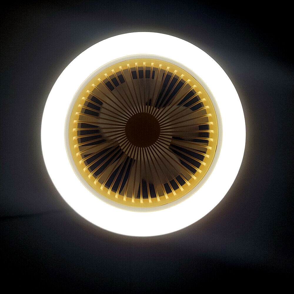 Eleganter Deckenventilator mit dimmbarer LED-Beleuchtung