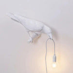 Artistic Crow Design Table Lamp with Warm Light LED