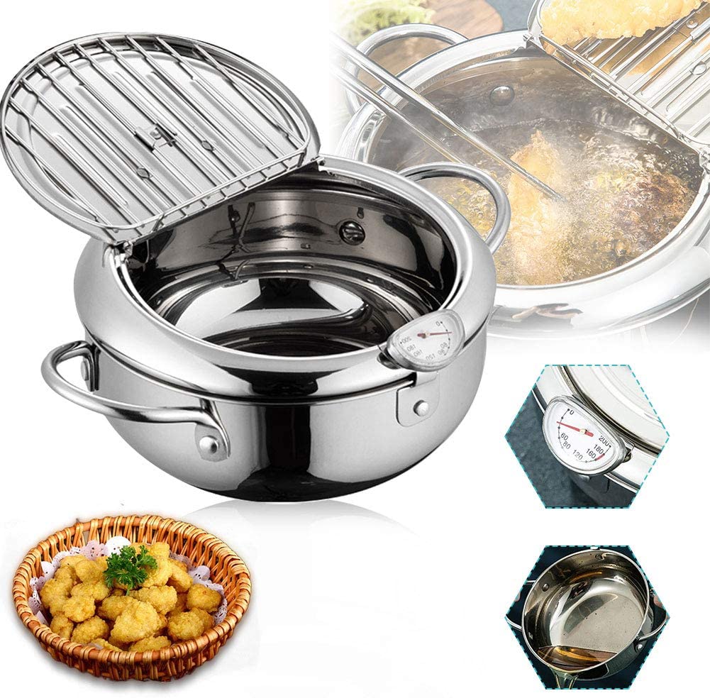 Frittiergerät mit Temperaturregler für Perfekte Ergebnisse