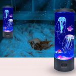 Oceanic Elegance: LED Table Lamp with Medusa Design