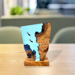 Creative Table Lamp with Diver Motif – Artistic Ray of Light for Your Home