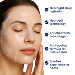 Collagen Gesichtsmaske aus Hydrogel – Nachtpflege für reife und trockene Haut