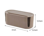 Elegant Storage Box | Cable, Adapter, and Socket Organizer