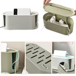 Elegant Storage Box | Cable, Adapter, and Socket Organizer
