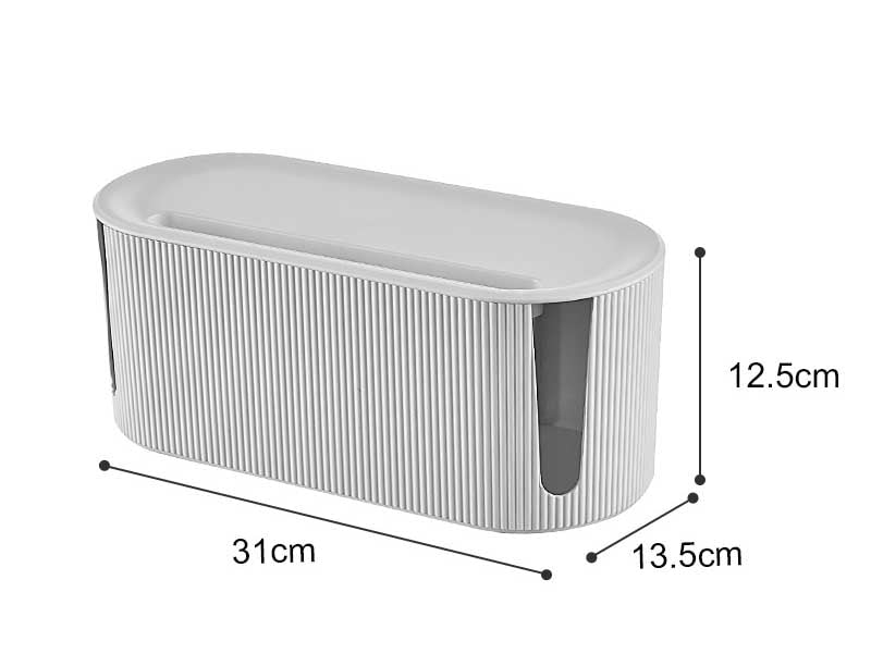 Elegant Storage Box | Cable, Adapter, and Socket Organizer