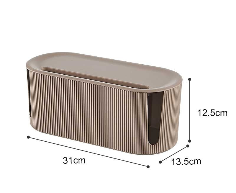 Elegant Storage Box | Cable, Adapter, and Socket Organizer