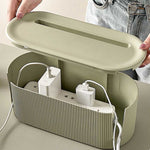 Elegant Storage Box | Cable, Adapter, and Socket Organizer