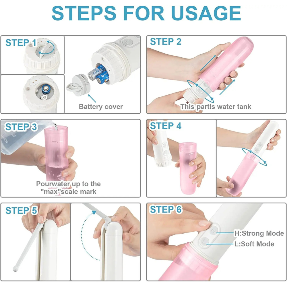 Kompaktes elektrisches Reise-Bidet