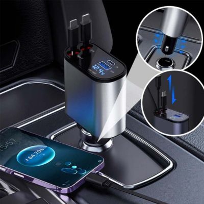 Smart Car Charger with 100 Watts Power
