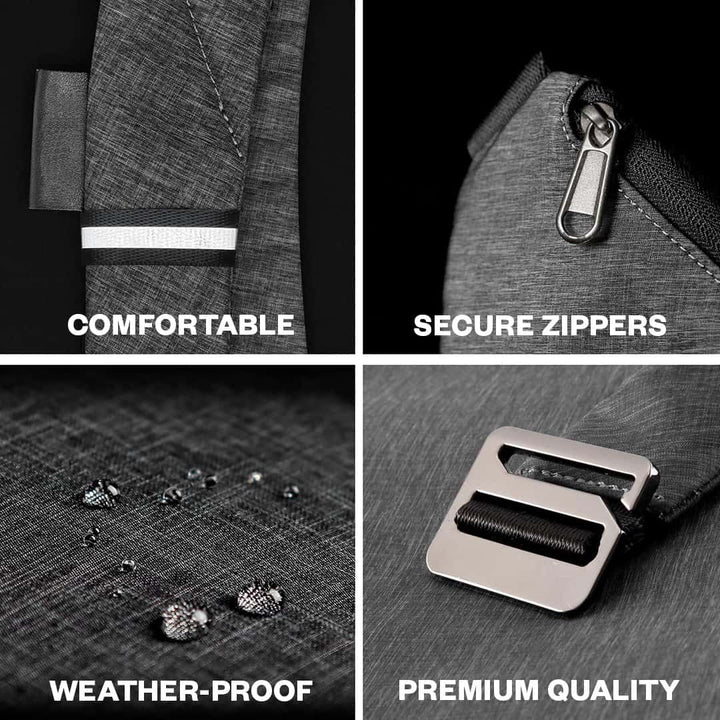 Stylish Multi-functional Chest Bag for Active Men